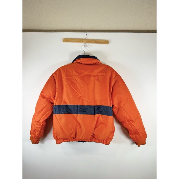 Reversible Down Jacket with Racing Patch by Mark Buchanan, 90s-00s Pelle Pelle - Picture 12 of 15
